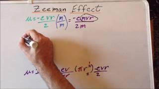 Zeeman effect derivation [upl. by Esoj]