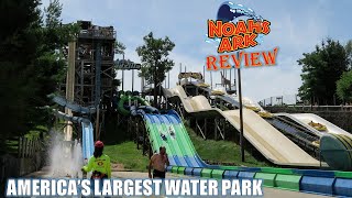 Noahs Ark Waterpark Review Wisconsin Dells  Americas Largest Water Park [upl. by Amilas]