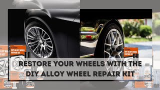 DIY Alloy Wheel Repair Kit  Rim Scrapes Scratches Remover [upl. by Boyden]