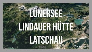 Wanderung vom Lünersee über Lindauer Hütte nach Latschau  Brandnertal Montafon  GPSTrack [upl. by Chap]