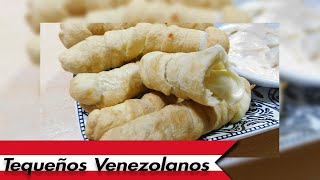 🇻🇪 TEQUEÑOS VENEZOLANOS CASEROS 🇵🇪 [upl. by Lambrecht]