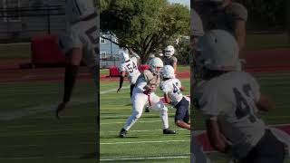 Jojo Venegas scrambles to find man down field for a first down [upl. by Nylecoj]