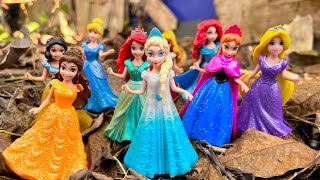 Elsa Doll Dress Transformation  DIY Miniature Ideas for Barbie Wig Dress Faceup and More [upl. by Akire598]