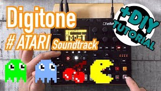 ELEKTRON DIGITONE  blip and blop ATARI soundtrack  DIY TUTORIAL  STEP SEQUENCER JAM LIVE SESSION [upl. by Ratib]