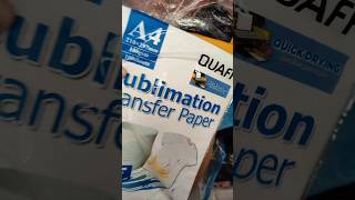 Unboxing my Printable Heat Transfer Vinyl and Sublimation Paper [upl. by Nabroc695]