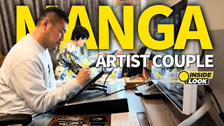 Day in the life of Japanese Manga artist Couple  Paolo from Tokyo Mangaka Anime [upl. by Grochow]