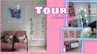 TOUR PELA MINHA ESMALTERIA  STUDIO  SALAO DE BELEZA [upl. by Gearhart]