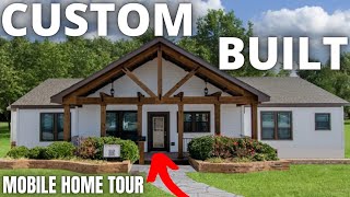 WOW GROUND BREAKING CUSTOMBUILT triple wide mobile home you MUST SEE Modular Home Tour [upl. by Durham976]