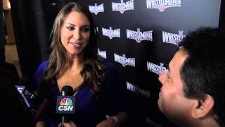 STEPHANIE McMAHON TALKS ABOUT HULK HOGAN RETURNING TO THE WWE [upl. by Hanschen852]