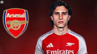 Riccardo Calafiori Welcome To Arsenal Exclusive highlights video  arsenal afc highlights sport [upl. by Redna732]