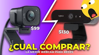 Logitech STREAMCAM vs Logitech BRIO  ¿Cual COMPRAR 2023 [upl. by Jaal477]