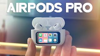 Airpods PRO com Cancelamento de RUÍDO e tela HD [upl. by Alleram]