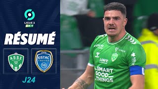 AS SAINTÉTIENNE  ESTAC TROYES 5  0  Résumé  ASSE  ESTAC  20232024 [upl. by Ingra]