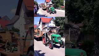 Traktorparade in Allmendingen traktor schlepper oldtimer bulldog [upl. by Ingaborg]