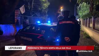 15 NOVEMBRE 2024 LEPORANO TA PENSIONATA TROVATA MORTA NELLA SUA VILLA [upl. by Atteynot]