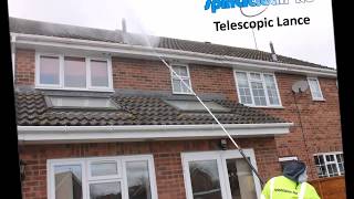 Telescopic Poles and Lances  Pressure Washing at Height [upl. by Llenehs333]