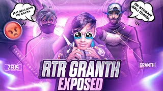 RATTLER GUILD PLAYER RTR GRANTH EXPOSED  On Stream Abuse 🤬  Garena Free Fire [upl. by Warren]