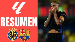 Villarreal vs Barcelona 15 Resumen LALIGA EA SPORTS 202425 [upl. by Ewnihc]