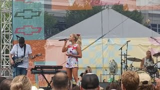 RaeLynn quotLong Live Country Musicquot at CMA Fest Vibes Stage 6924 [upl. by Irolam]