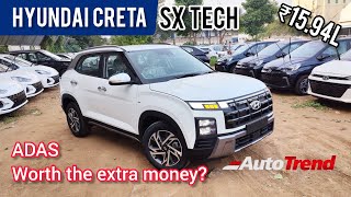 2024 Hyundai Creta SX Tech Most Detailed Walkaround Review  TeamAutoTrend [upl. by Nicolais]