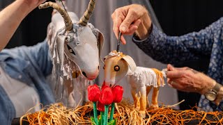 Puppetry Show puppetshow goatfarm toddlers [upl. by Enautna]