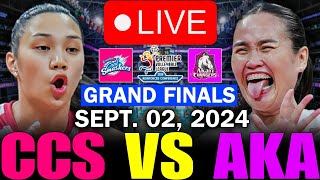 CREAMLINE VS AKARI CHARGERS 🔴LIVE  GRAND FINALS  SEPT 02 2024  PVL REINFORCED CONFERENCE 2024 [upl. by Cirdes661]