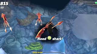 hangry shark word  porbeagle shark new high level gameply full gaming hangry shark attack 🦈🔥viral [upl. by Azelea]