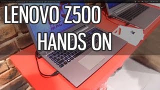 Lenovo Ideapad Z500 hands on 15 inch notebook with ultrabook profile [upl. by Paquito200]