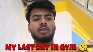 My Last Day In Gym ☹️  Viveksrsvlog [upl. by Tuchman806]