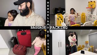 Baggage Packing Part One Flight From Newzeland To India Auckland To Delhi [upl. by Iruy415]