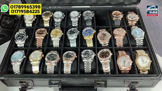 Branded Luxurious Watch Vlog by Mamun Vlogs  Best Quality Watch Price In Bangladesh 2024 [upl. by Oicinoid]