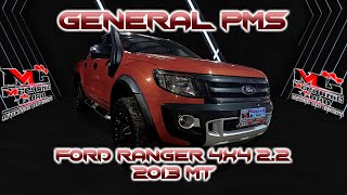 FORD RANGER 2013 MT 4X4 22  GENERAL PMS by MG Autoworx [upl. by Netsrejk190]