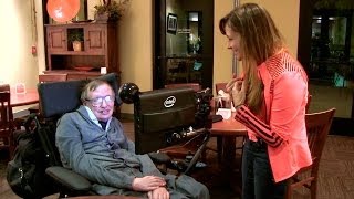 A Brief Interview with Stephen Hawking [upl. by Millhon678]