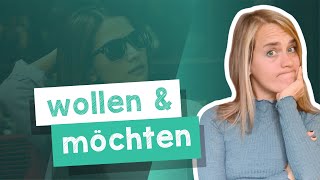 Learn how to use the German verbs quotmöchtenquot and quotwollenquot  A2 with Jenny [upl. by Stalker]