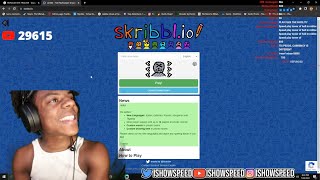 IShowSpeed Plays Skribblio [upl. by Drauode]