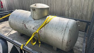 120 gallon smoker build Pt 1 [upl. by Ajan57]