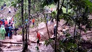 Detikdetik Longsor Tinoor Tomohon 1512014 [upl. by Rotce]