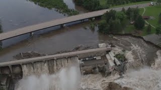 Growing erosion continues at Rapidan Dam in Minnesota [upl. by Placida242]