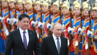 Putin in der Mongolei  trotz internationalen Haftbefehls [upl. by Akemej966]