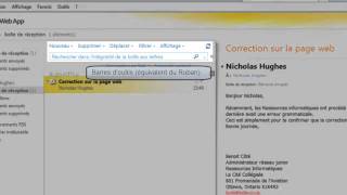 Accéder à son courriel par le web [upl. by Ennovad]