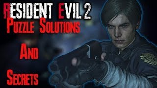 Resident Evil 2 Remake Demo Puzzles And Secrets [upl. by Illib]