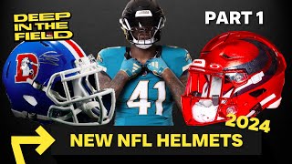 New NFL Helmets 2024 Rankings [upl. by Hoebart]