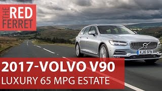 2017 Volvo V90  Swedish luxury and selfdrive economy 65 mpg Review [upl. by Danella]