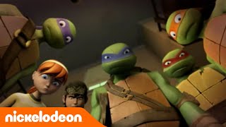 Les Tortues Ninja  Le nettoyage  Nickelodeon France [upl. by Yelrebmyk2]