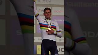 He did it  cycling cyclisme worldchampion vanderpoel mvdp mathieuvanderpoel [upl. by Filiano735]