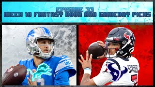 Episode 33 Lions Roaring Week 10 Fantasy Hour and Gameday Picks nfl fantasyfootball [upl. by Hallimaj]