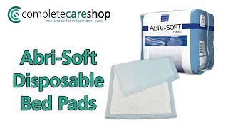 Abena Abri Soft Classic Disposable Bed Pads  Soft Texture For Comfort [upl. by Ednargel502]