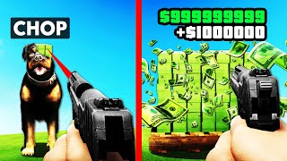 Everything I SHOOT Becomes MONEY In GTA 5 [upl. by Candide]