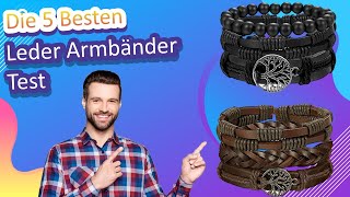 Die 5 Besten Leder Armbänder Test [upl. by Sueaddaht]