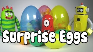 Yo Gabba Gabba Surprise Eggs with Surprise Toys [upl. by Regen706]